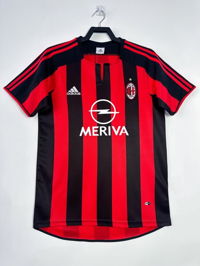 AC Milan Home Retro Jersey 2003/04