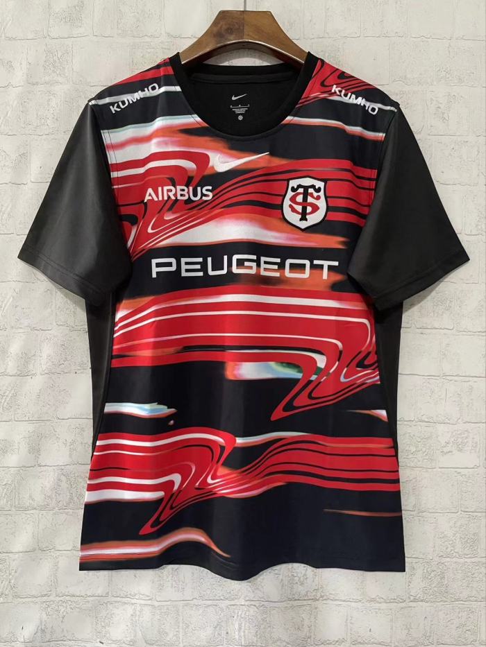 2025 Stade Toulousain Pre-match Rugby Jersey