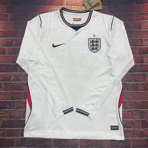 England 2026 World Cup Home Man Long Sleeve Jersey