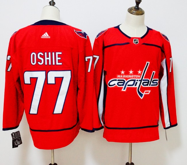 Washington Capitals Home Player Red NO.77 OSHIE