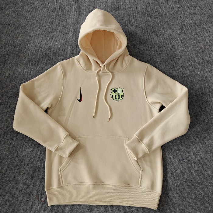 Barcelona Away Player fleece-lined Hoodie （Multiple colors）