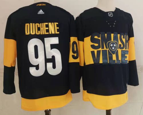 Nashville Predators 2022 NHL Stadium Series Black NO.95 DUCHENE