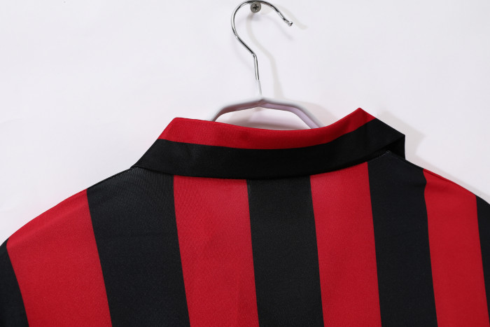 AC Milan Home Long Sleeve Retro Jersey 1988/89