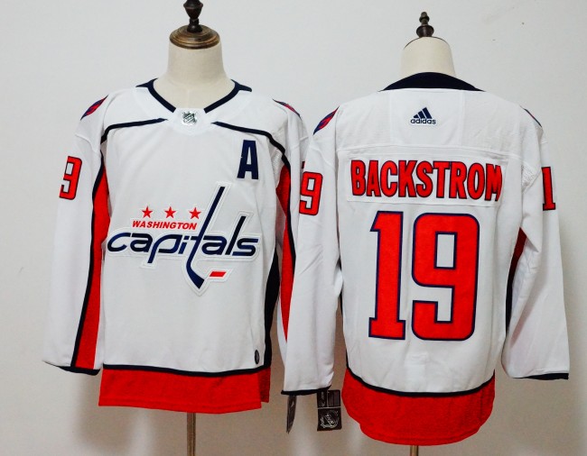 Washington Capitals Home Player White NO.19 BACKSTROM