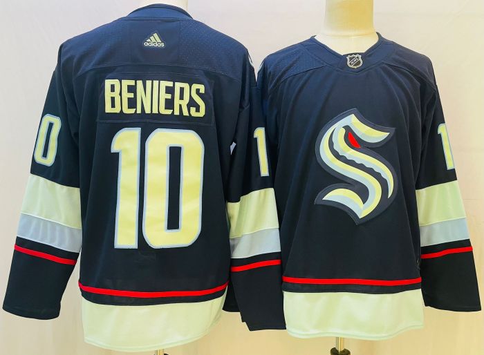 Seattle Kraken Away Player Jersey Navy NO.10 BENIERS