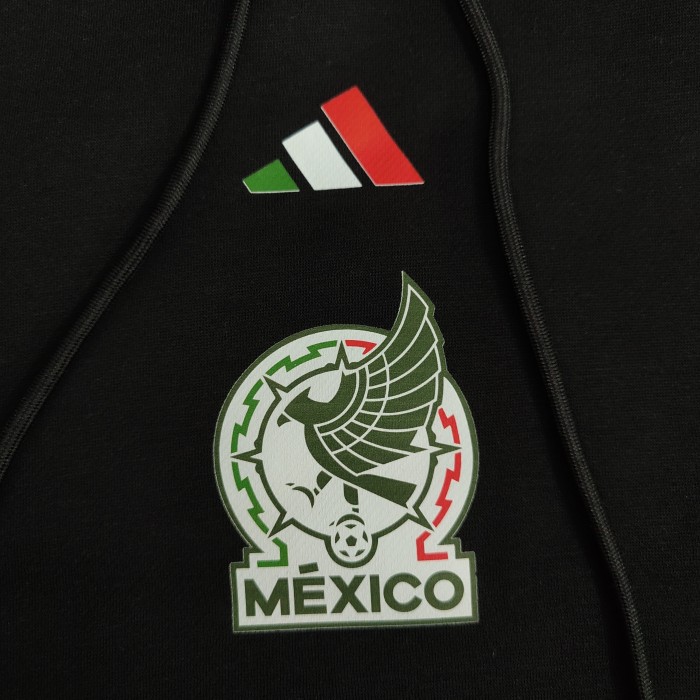 Mexico Football Fleece Lined Hoodie （Multiple colors）