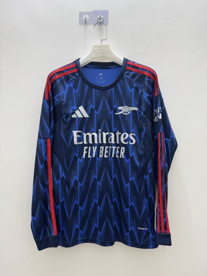 Arsenal Away Man Long Sleeve Jersey 25/26