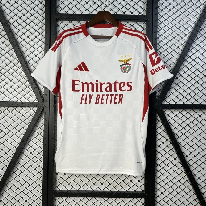 SL Benfica White Away Man Jersey 25/26
