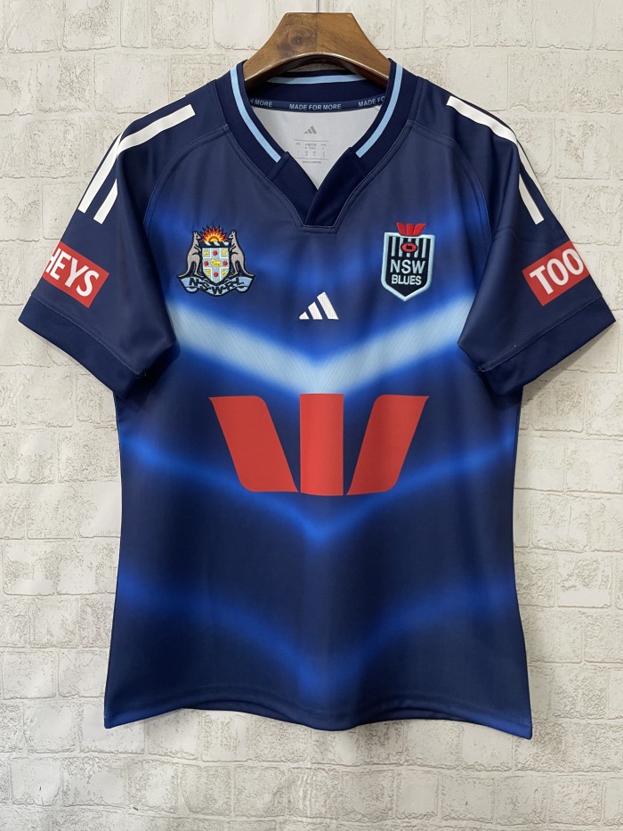 2025 NSW Blues Captains Run Rugby Jersey