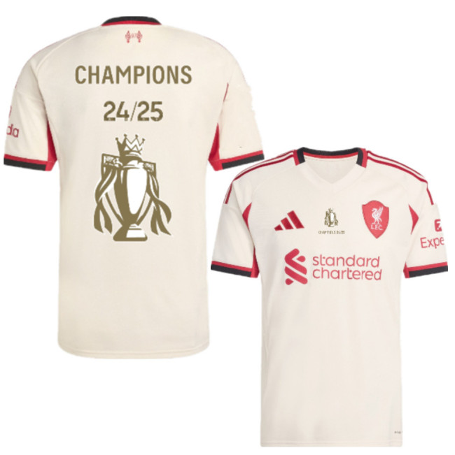 Liverpool Away Man Jersey 25/26-CHAMPIONS 24/25