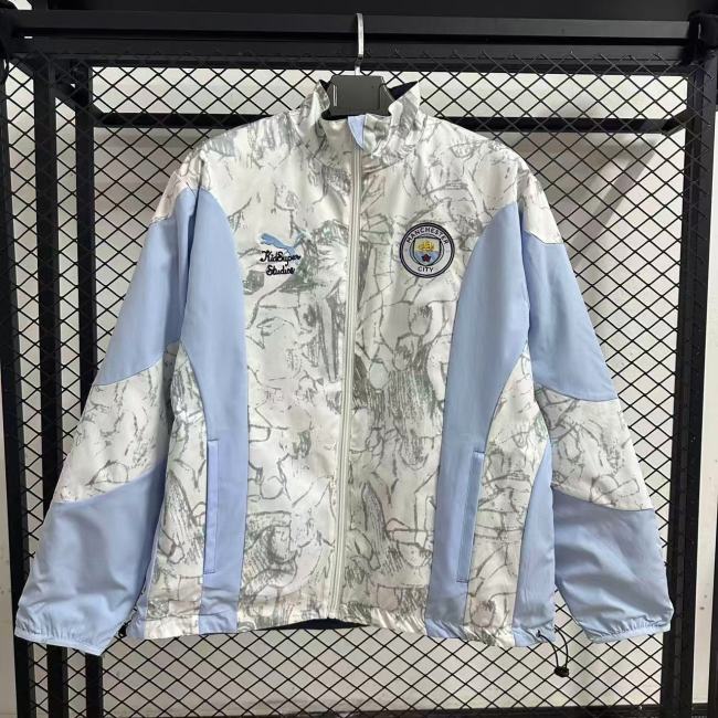Manchester City Double-Sided Training Windbreaker 2025