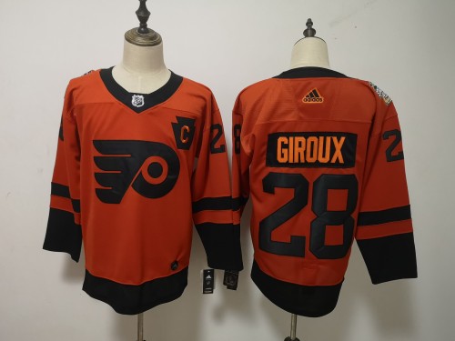 Philadelphia Flyers 2019 NHL Stadium Series Jersey Dark Orange NO.28 GIROUX
