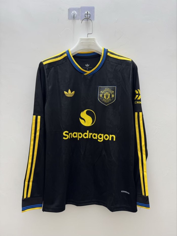 Manchester United Man Third Long Sleeve Jersey 25/26