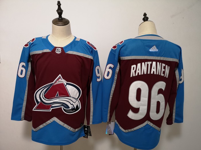 Colorado Avalanche Home Jersey Red NO.96 RANTANEN