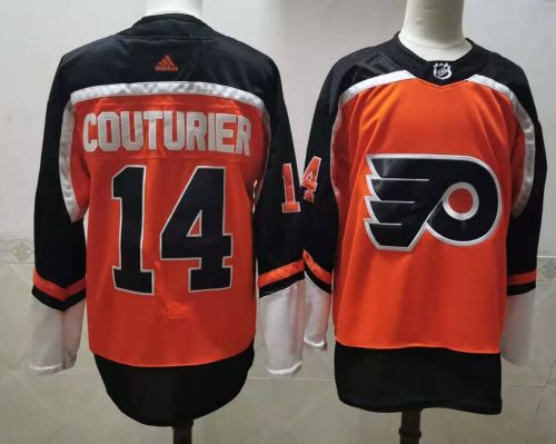 Philadelphia Flyers Vintage 90s Jersey Orange NO.14 COUTURIER