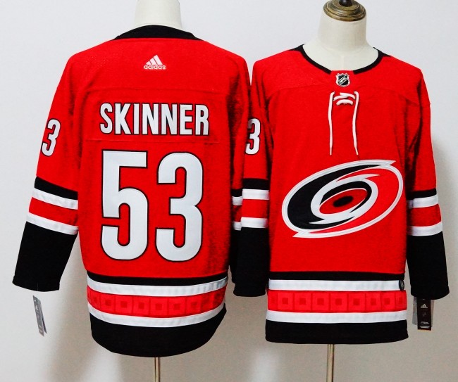 Carolina Hurricanes Alternate Breakaway Jersey Red NO.53 SKINNER