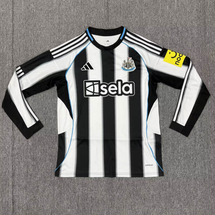 Newcastle United Man Home Long Sleeve Jersey 25/26