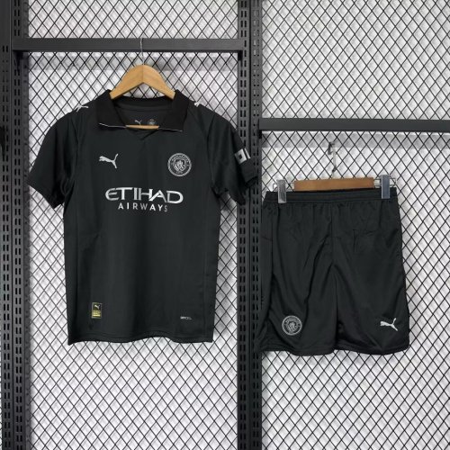 Manchester City Short Sleeve Away Adult Suit 25/26