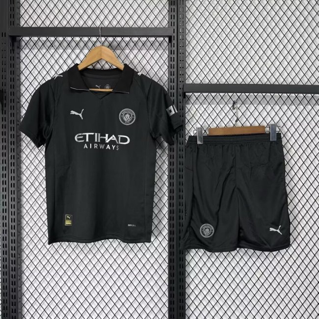 Manchester City Short Sleeve Away Adult Suit 25/26
