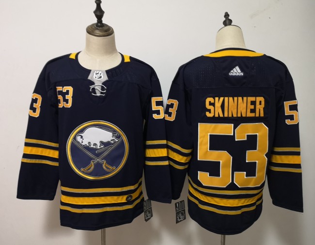 Buffalo Sabres Home Player Jersey Navy NO.53 SKINNER