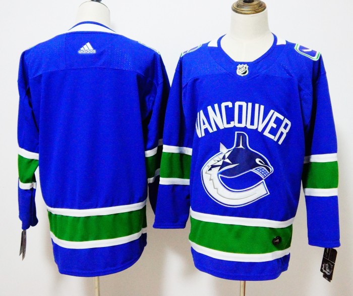 Vancouver Canucks Home Jersey Blue NO Number