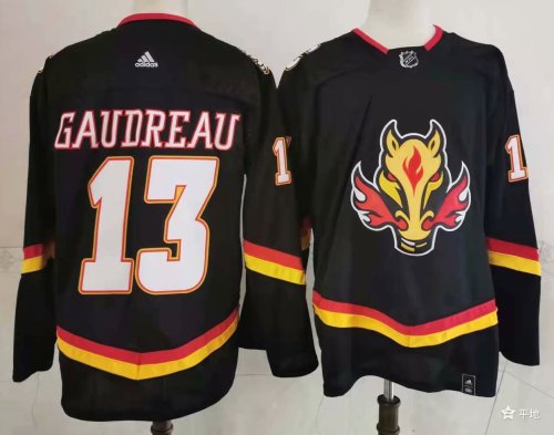 Calgary Flames Jersey Reverse Retro Special Edition 20/21 Black No.13 GAUDERAU