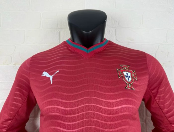 Portugal 2026 World Cup Home Player Version Long Sleeve Men Jersey