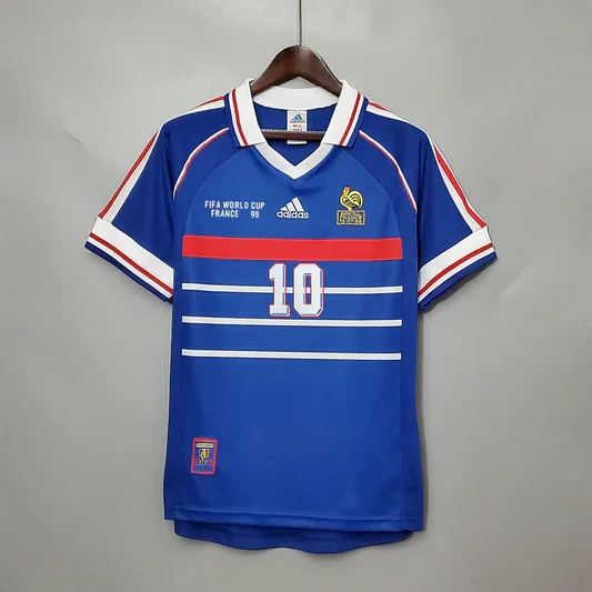 France Retro Home Jersey 1998 World Cup