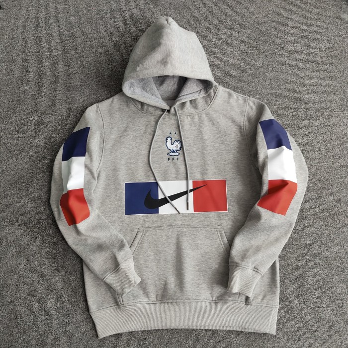 France Fleece Lined Hoodie （Multiple colors）
