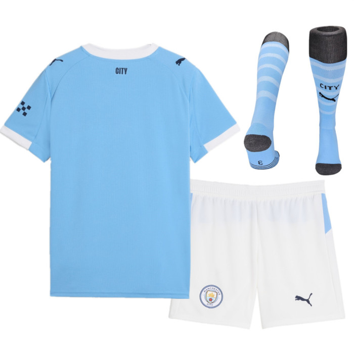 Manchester City Home Kids Suit & Socks 25/26