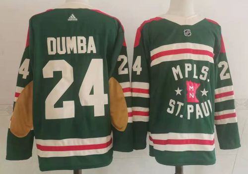 Minnesota Wild 2022 NHL Winter Classic Jersey Green NO.24 DUMBA