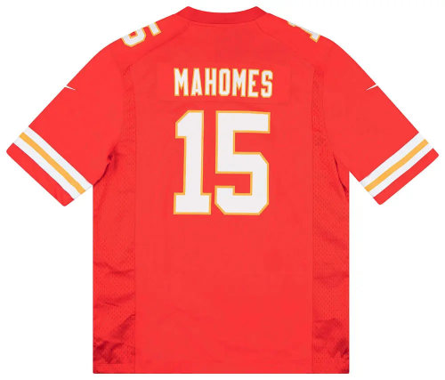 Kansas City Chiefs Mahomes NO.15 Home Jersey 2017-23