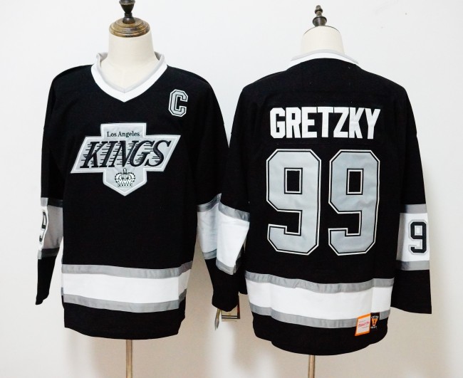 Los Angeles Kings Player Jersey Black 1992/93 NO.99 GRETZKY