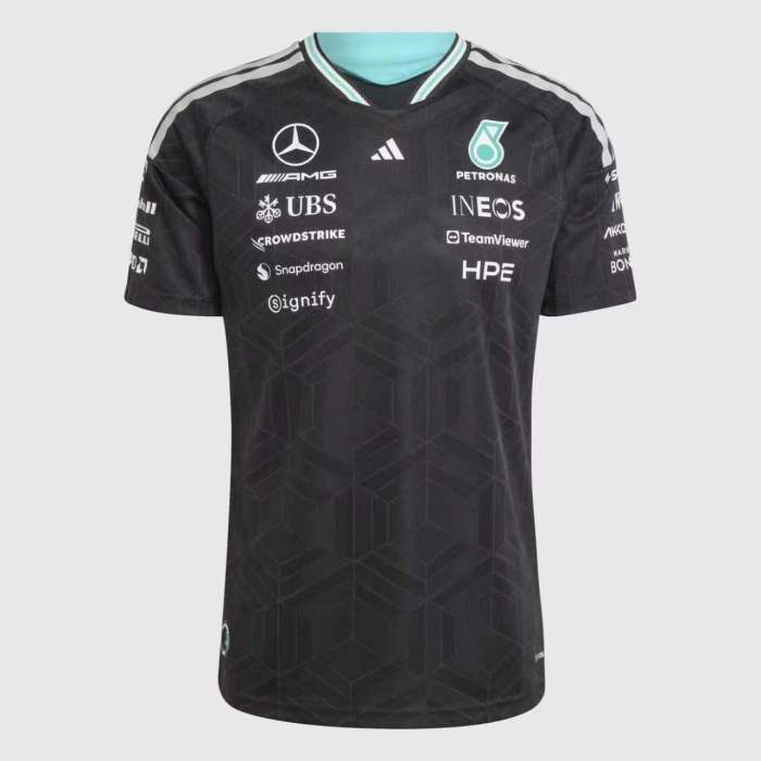 2026 Mercedes AMG Petronas T-Shirt Black NO Number