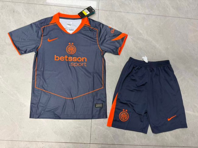 Inter Milan Third Kids Suit 25/26