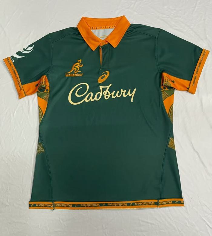 2025 Australia Warm Up Rugby Jersey