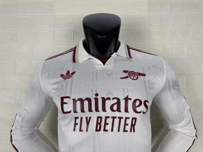 Arsenal Third Man Player Long Sleeve Jersey 25/26