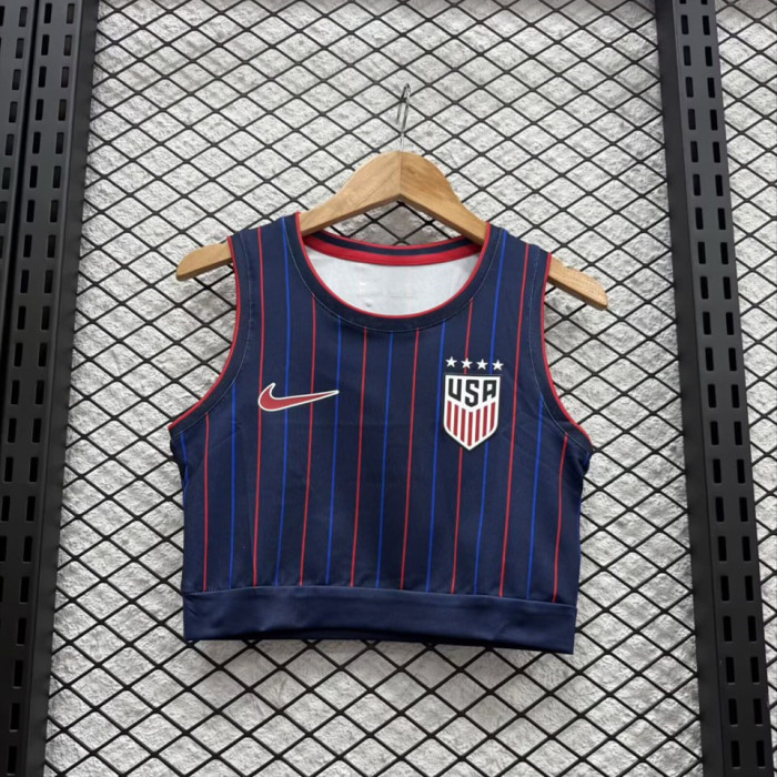 United States USWNT 2025 Away Women Vest Jersey 25/26