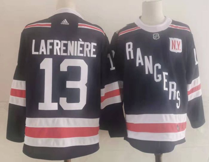 New York Rangers 2018 NHL Winter Classic Jersey Black NO.13 LAFRENIERE