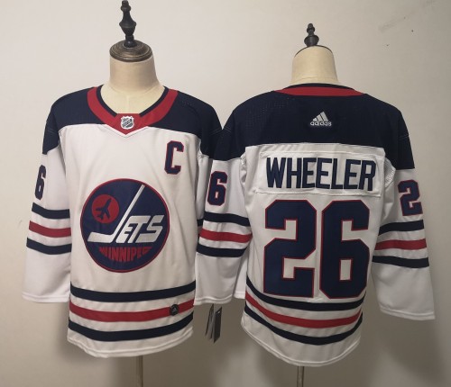 Winnipeg Jets Alternate Jersey White 21/22 NO.26 WHEELER