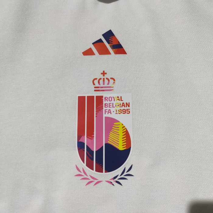 Belgium Football Fleece Lined Hoodie （Multiple colors）