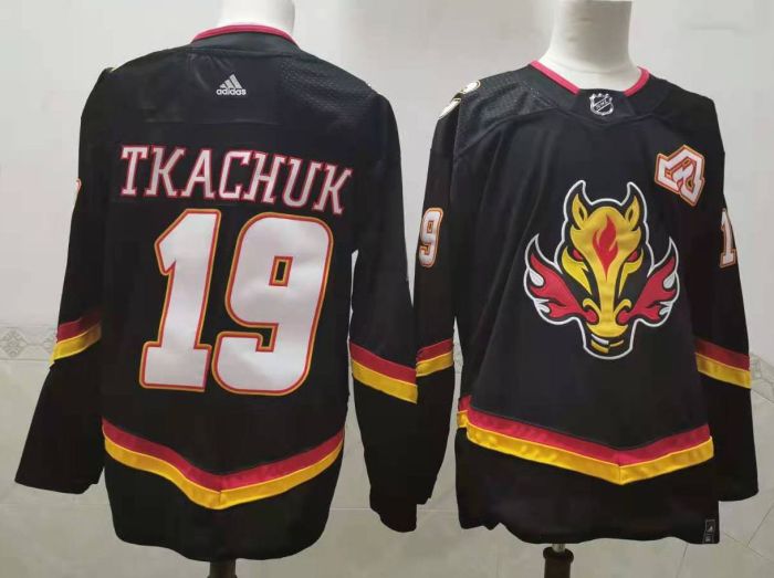 Calgary Flames Jersey Reverse Retro Special Edition 20/21 Black No.19 TKACHUK