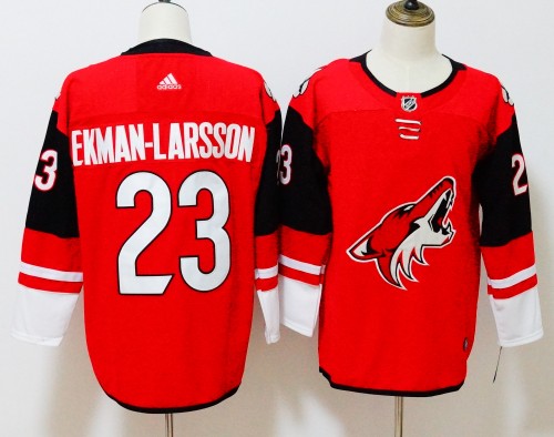 Arizona Coyotes Home Jersey Red NO.23 EKMAN-LRRSSON
