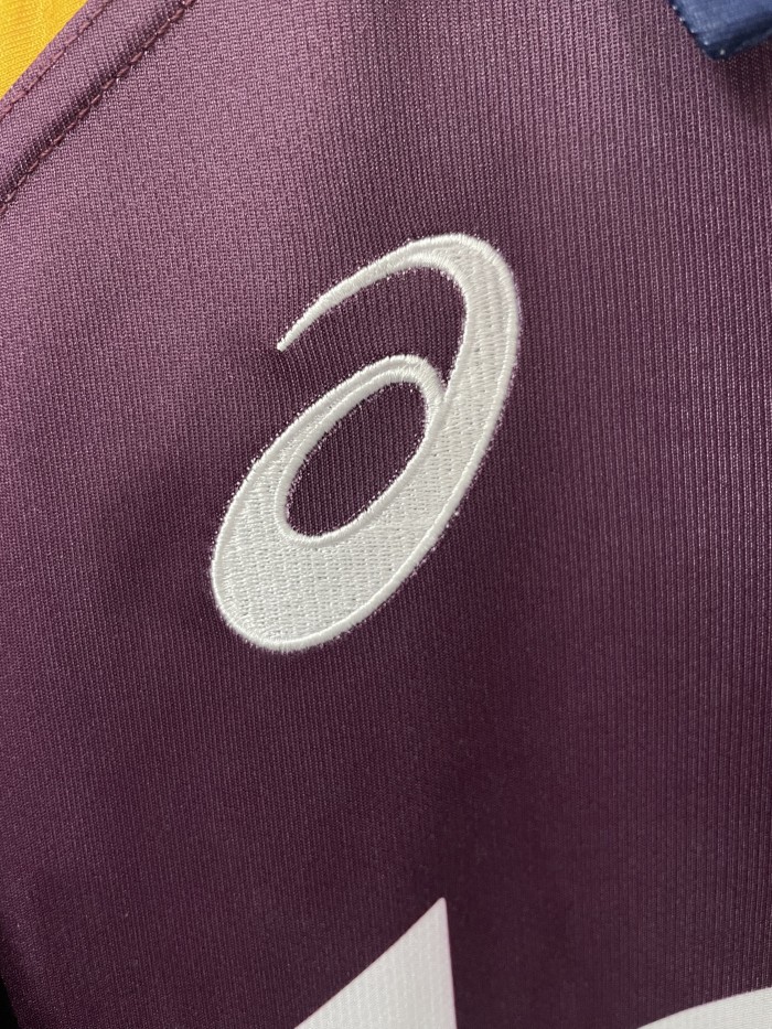 2025 Brisbane Broncos Captains Run Rugby Jersey