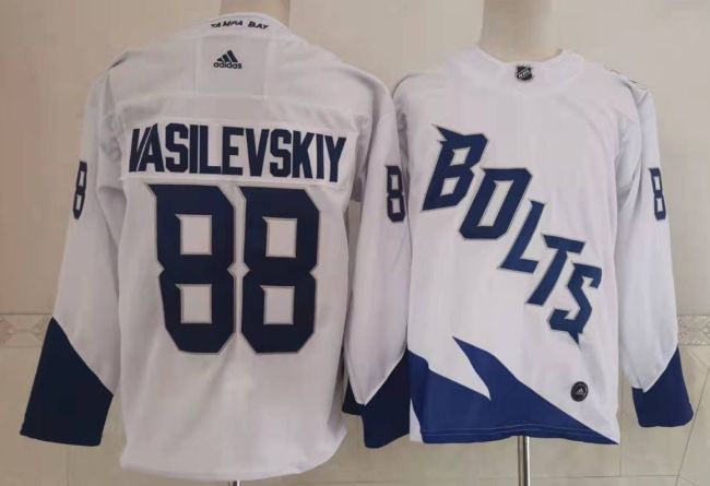 Tampa Bay Lightning 2022 Stadium Series Jersey White NO.88 VASILEVSKIY