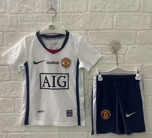 Manchester United Away Retro Kids Suit 2008/09
