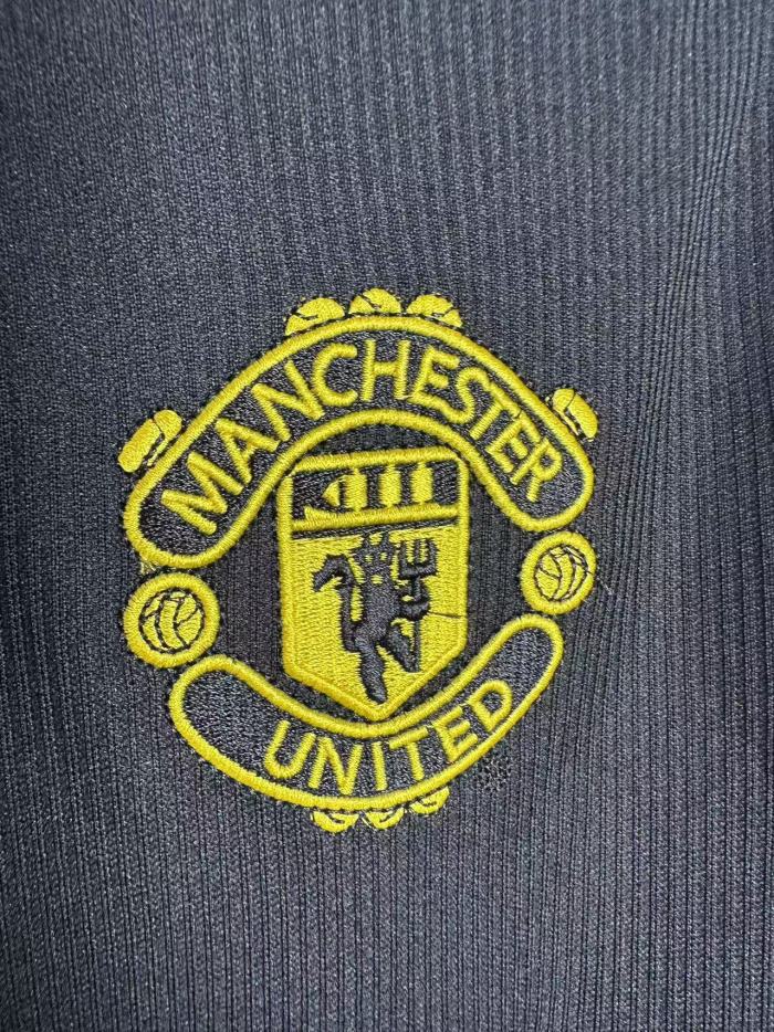 Manchester United Home Retro Long Sleeve Jersey 1998/99 Black Version