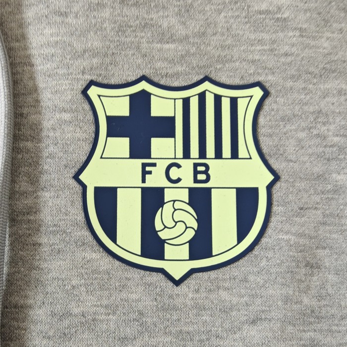 Barcelona Away Player fleece-lined Hoodie （Multiple colors）