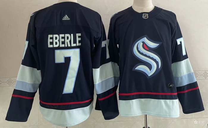 Seattle Kraken Away Player Jersey Navy NO.7 EBERLE