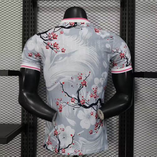 2025 Japan Plum Blossom and Snow Fox White Player Version Man Jersey